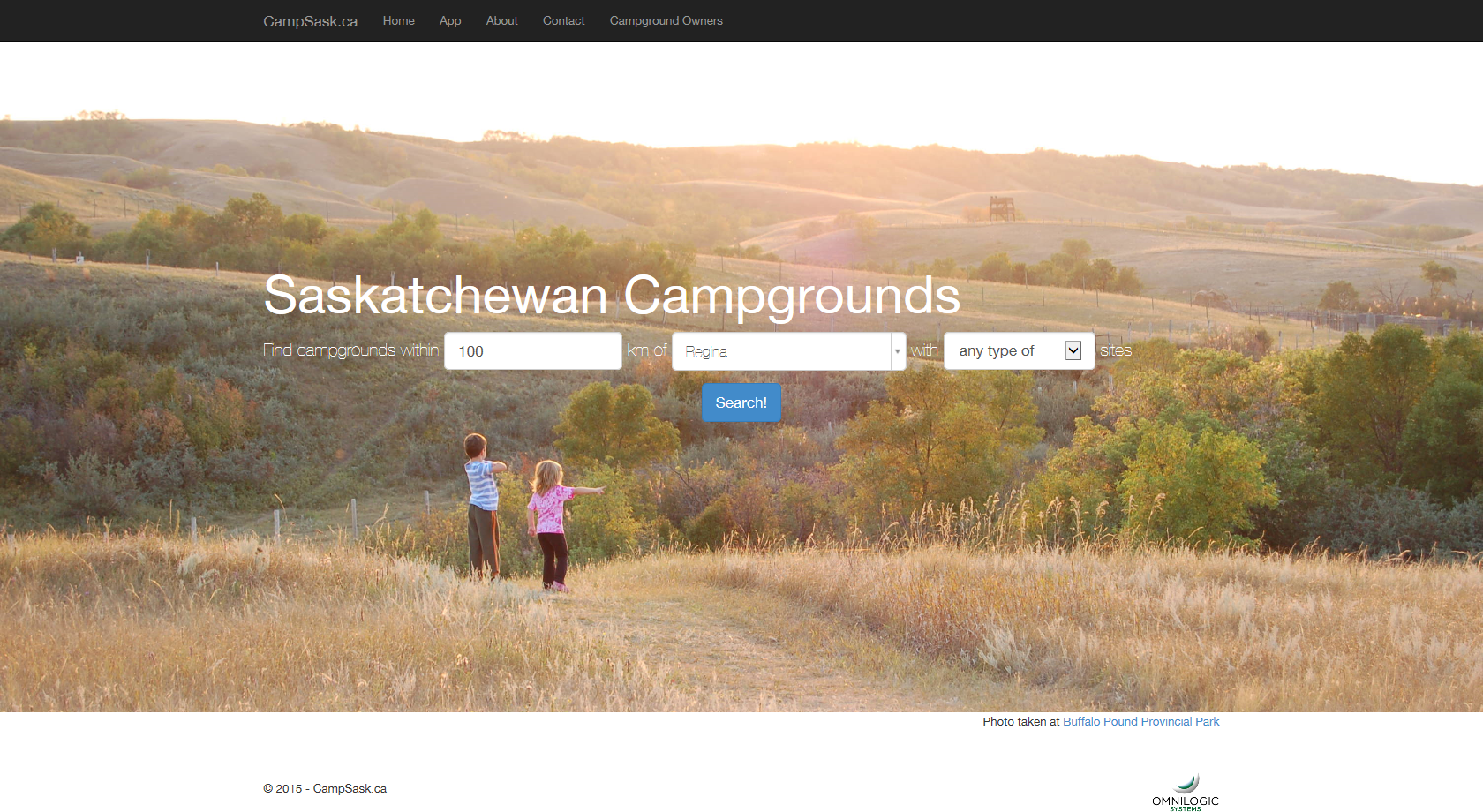 A Photo of a Beautiful Campsite in Saskatchewan