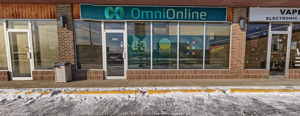 OmniOnline Business Frontage in Regina Sk