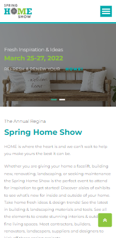 Regina Spring Home Show - Creative websites