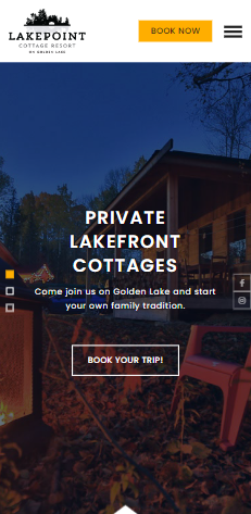 Lakepoint Resort - best web design saskatchewan