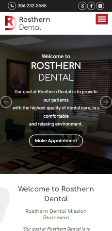 Rosthern Dental - Sask Business websites