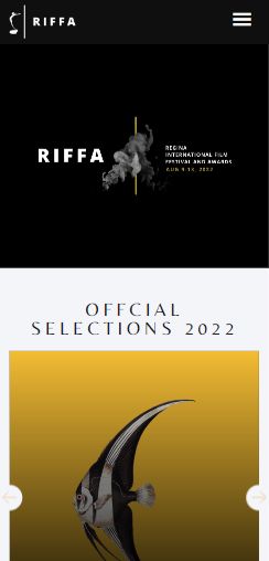 RIFFA website - custom web design regina